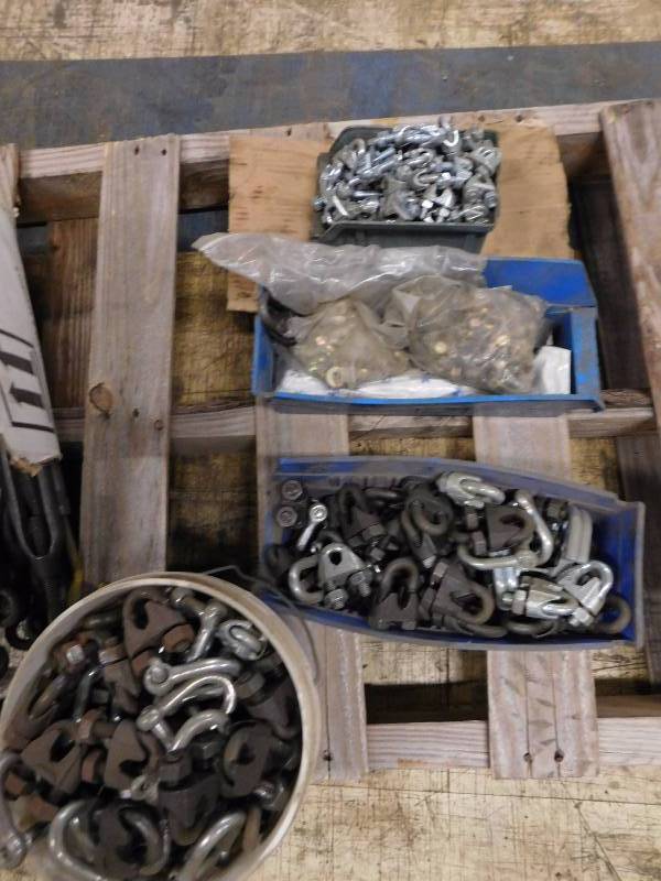 lot 54 image: Misc. Lot of Clamps & Turnbuckles