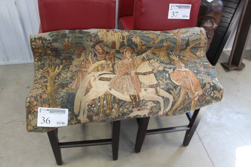 lot 36 image: Departure For The Hunt Decorative Wall Tapestry