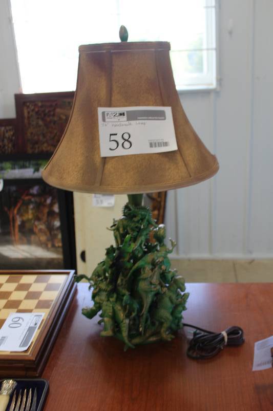 lot 58 image: Hand-made Table Lamp