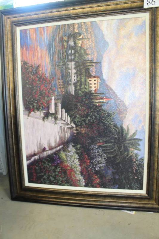 lot 86 image: Bergstrom Signed Framed Wall Print