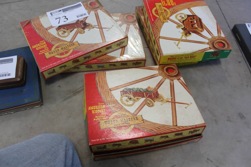 lot 73 image: Lot of (5) Boxes of Wagon Makers Scale Models