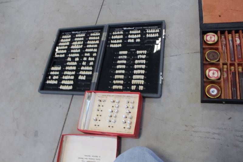 lot 72 image: Lot of (2) Tooth & Crown Replacement Sample Cases