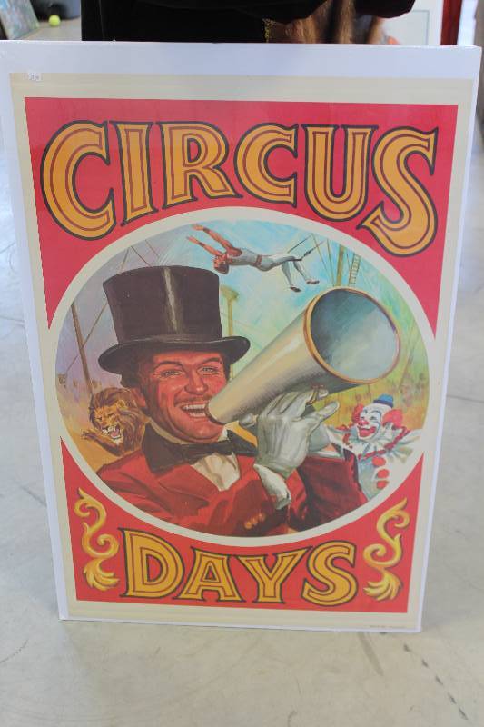 lot 79 image: Circus Days Wall Art
