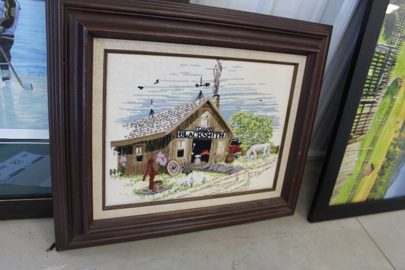lot 88 image: Blacksmith Framed Wall Art