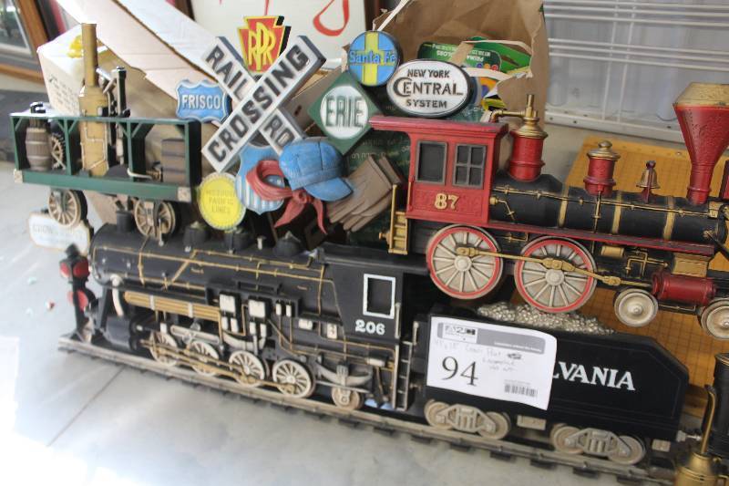 lot 94 image: Crows Point Locomotive Wall Art