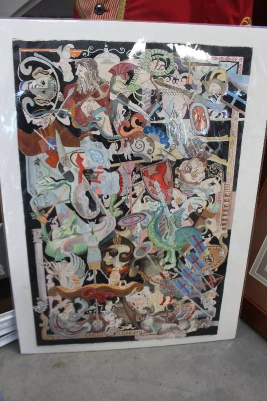 lot 97 image: Manfred 1991 Signed Dated Wall Art