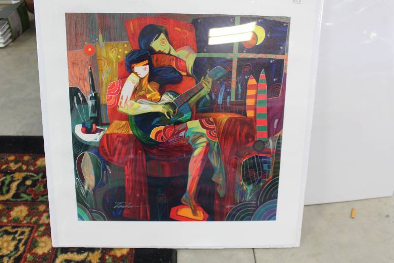 lot 107 image: Musician Signed Print