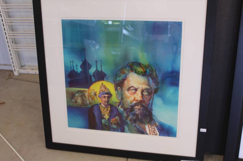 lot 259 image: Russia by John Keely Signed Framed Matted Original Art