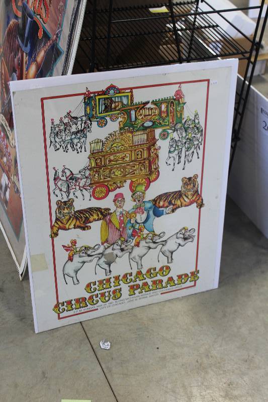lot 266 image: Chicago Circus Parade Poster