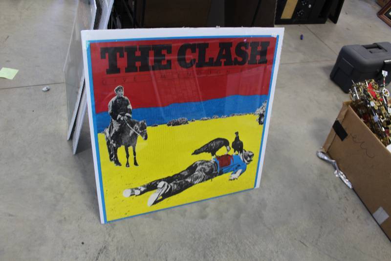 lot 267 image: The Clash Wall Art