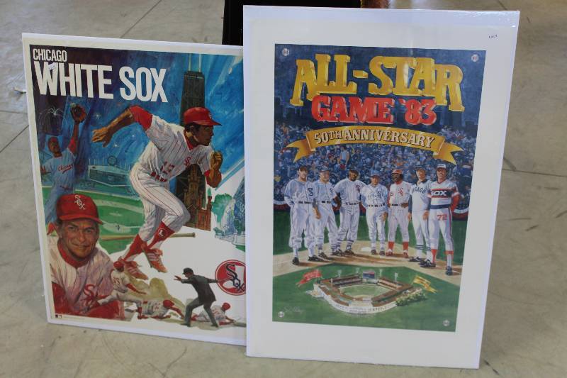 lot 276 image: Lot of (2) Chicago White Sox Poster, 1983 All Star Poster