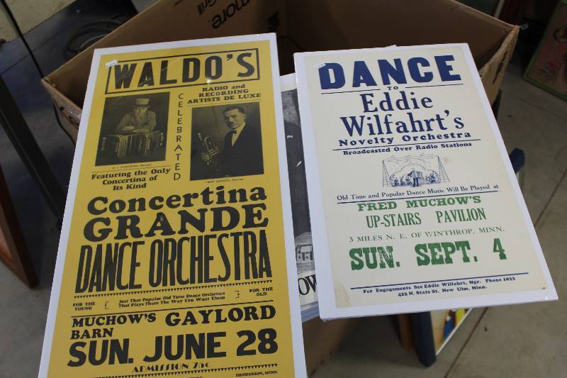 lot 278 image: Lot of (2) Dance Posterboards - Waldos, Eddie Wilfarhts