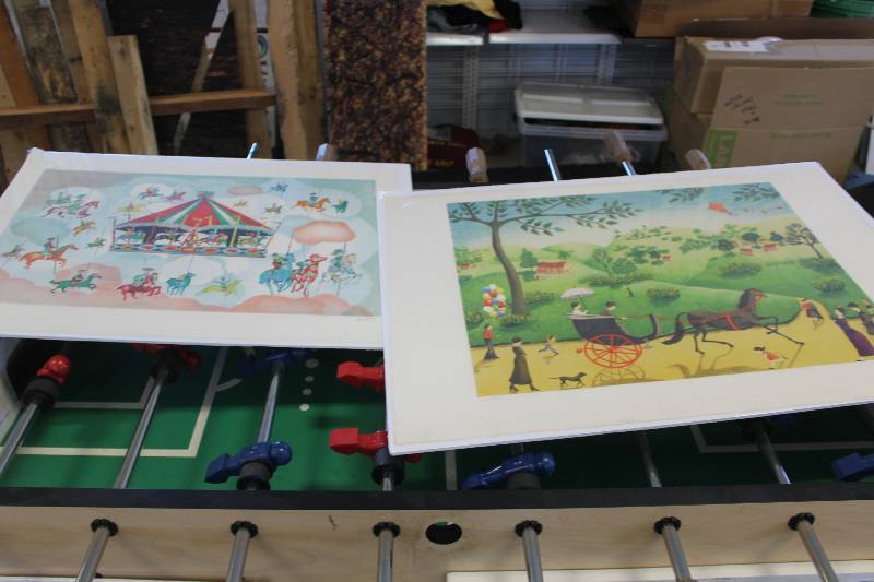 lot 277 image: Lot of (2) C. Keifer Signed Numbered Wall Art #72300, #264300