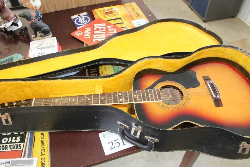 lot 236 image: Audition Guitars 44in. 6-String Guitar w Case