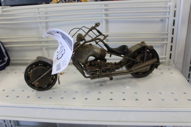 lot 313 image: Metal Model Motorcycle