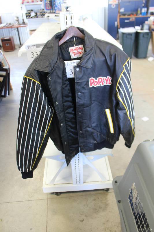 lot 315 image: Montana Toons Popeye Lettermen Jacket