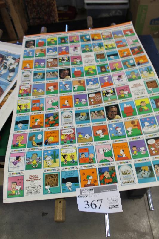 lot 367 image: Charles M. Schulz Commemorative Poster