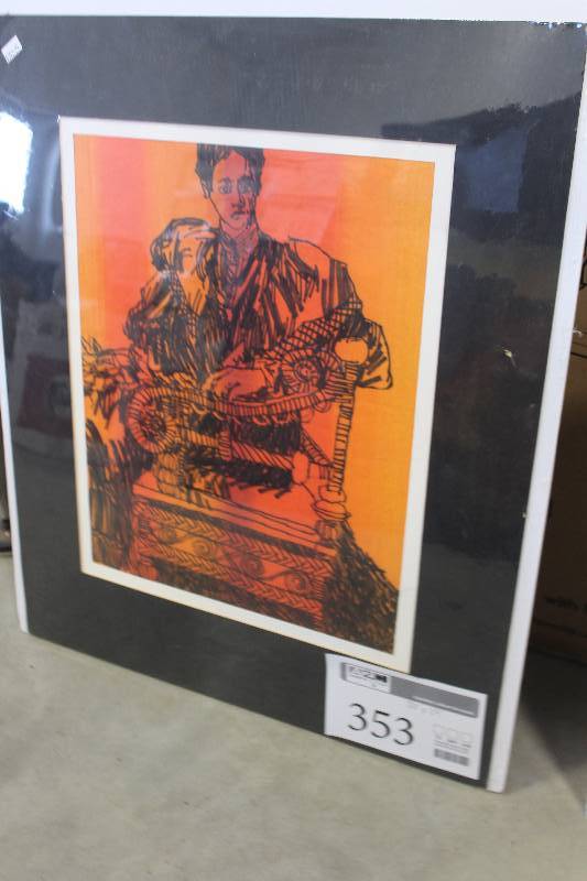 lot 353 image: Musician Wall Art