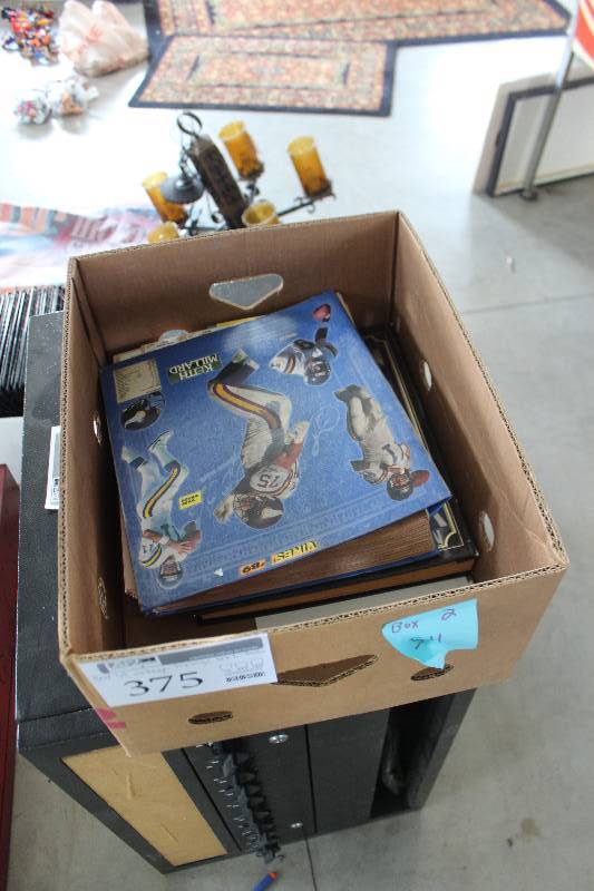 lot 375 image: Box Lot of Vintage Minnesota Vikings NFL Books