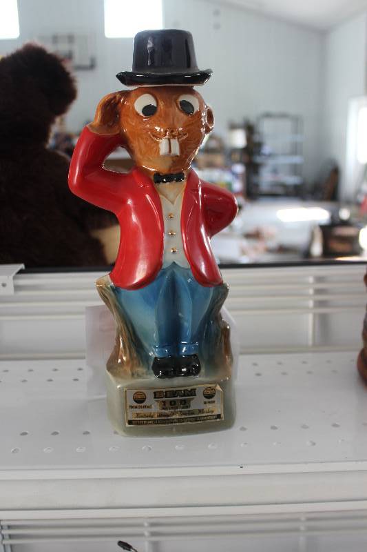lot 382 image: The Beaver Valley Jim Beam Whiskey Collector Bottle