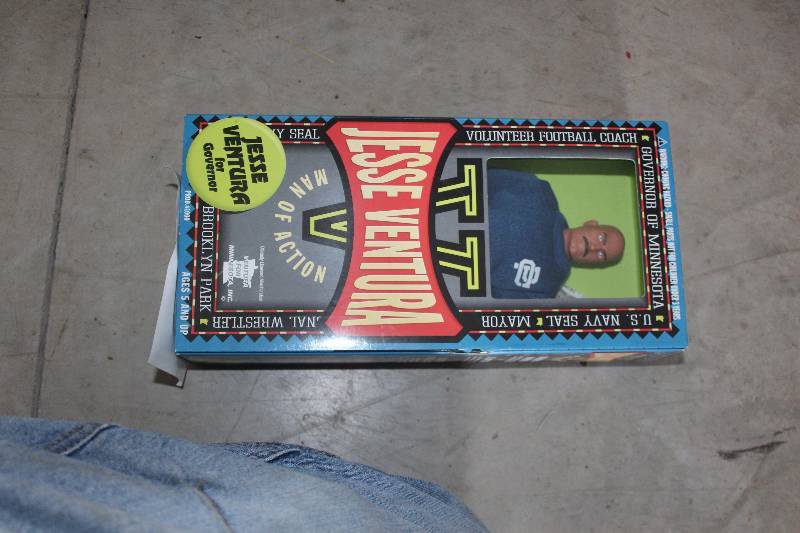 lot 389 image: Jesse Ventura Volunteer Football Coach Action Figure