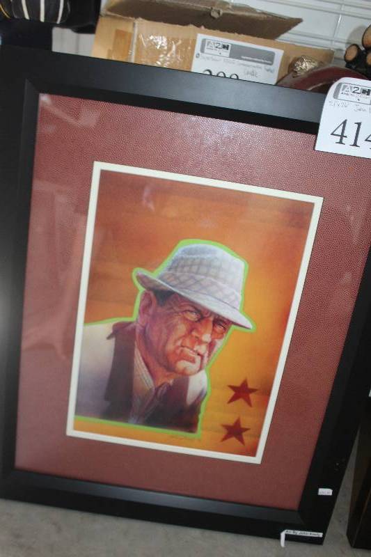 lot 414 image: Golfer Painting by John Keely Signed Framed Matted Original Art