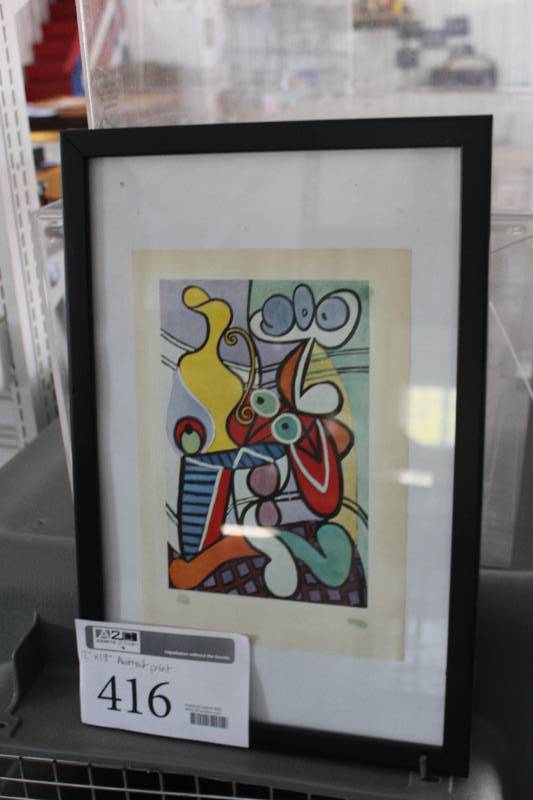 lot 416 image: Abstract Print