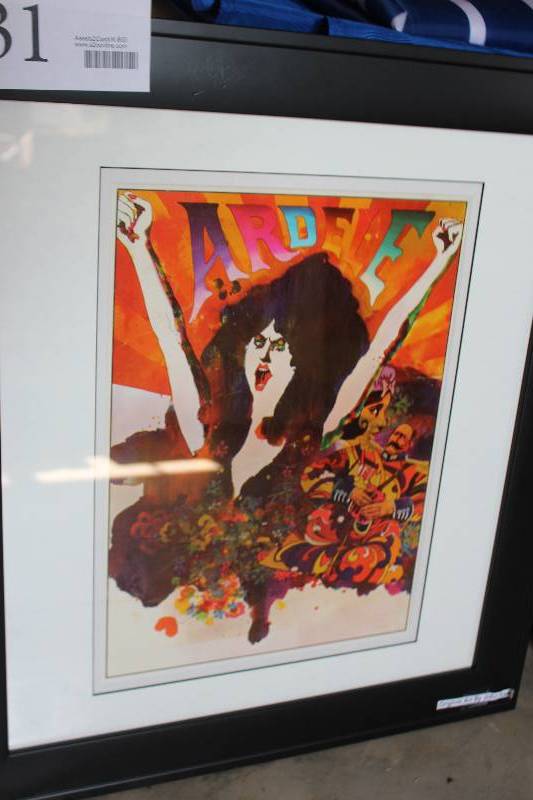 lot 431 image: Rock Star by John Keely Signed Framed Matted Original Art