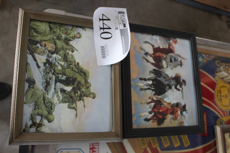 lot 440 image: Lot of (2) Framed Wall Art