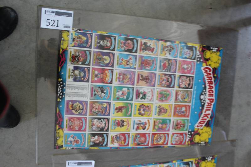 lot 521 image: Garbage Pail Kids Collectors Card Collage Poster