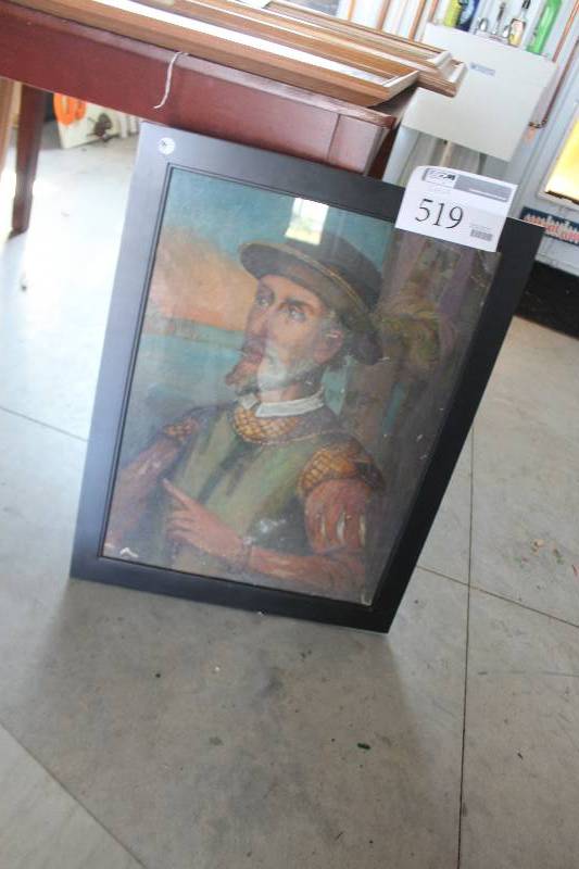 lot 519 image: Framed Wall Art