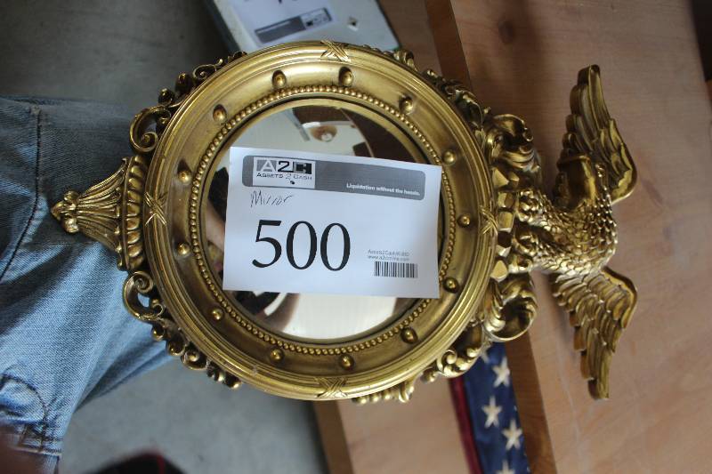 lot 500 image: Eagle Decorative Wall Mirror