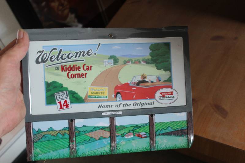 lot 504 image: Bills Boards Billboard Welcome To Kiddie Car Corner Wall Decoration