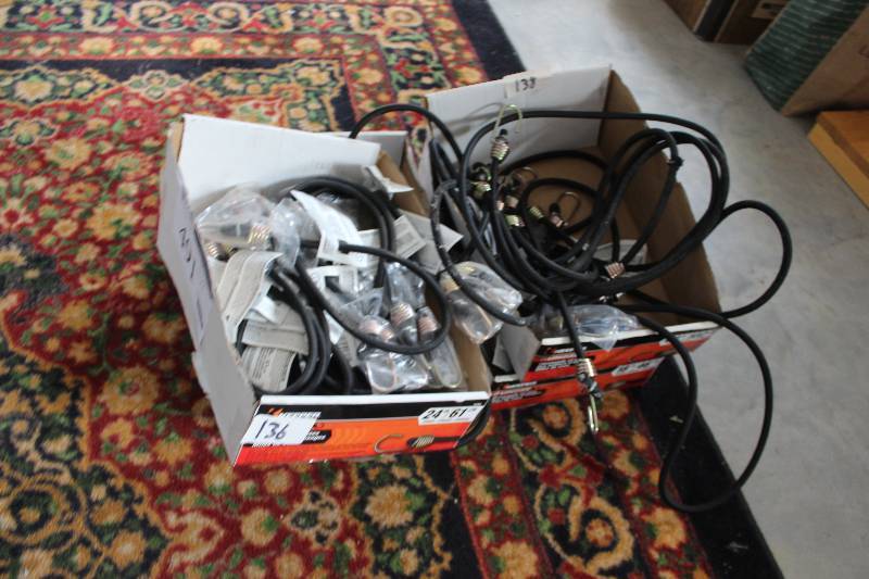 lot 491 image: Lot of (4) Boxes of Misc Bungee Cords