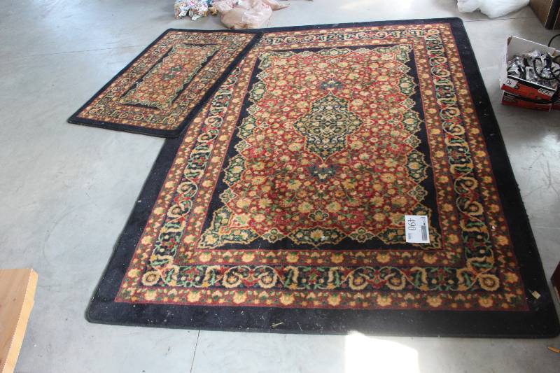 lot 490 image: Lot of (2) Area Rugs