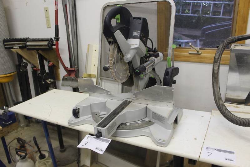 lot 3 image: Festool Kapex KS120 Sliding Compound Miter Saw