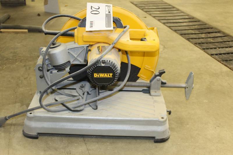 lot 20 image: Dewalt 14in. Chop Saw