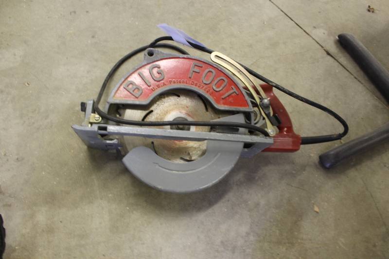 lot 79 image: 10 Big Foot Circular Saw