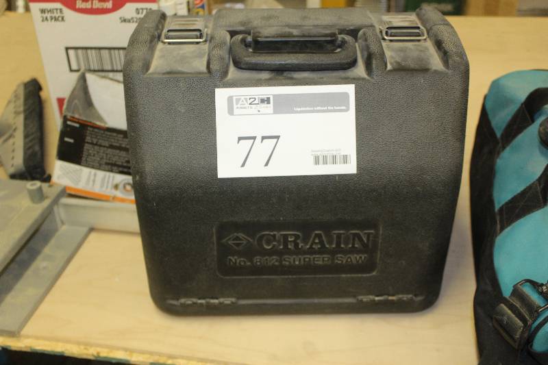 lot 77 image: Crain Super Saw w Case