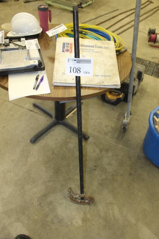 lot 108 image:  Inch Rigid Conduit Bender