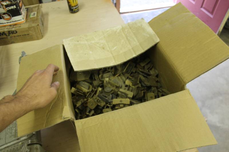 lot 127 image: Cabinet Door Hinges