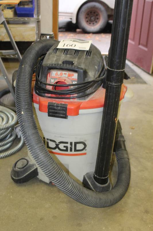 lot 160 image: Ridgid WetDry Vacuum