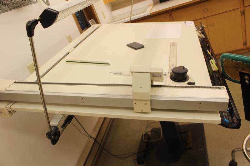 Nestler Florett S-NC Drafting Table w/ Nestler 580-40 Arm, Overhead ...