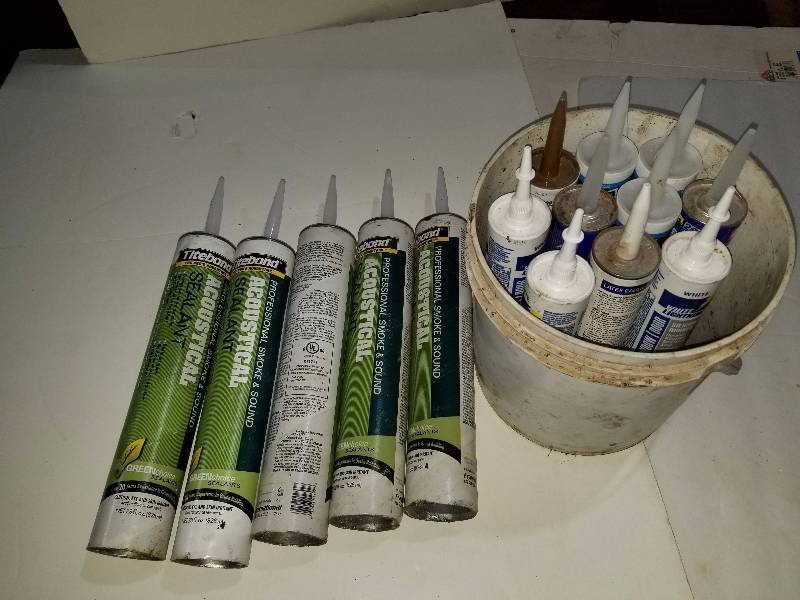 lot 41 image: Multiple Caulking Tubes