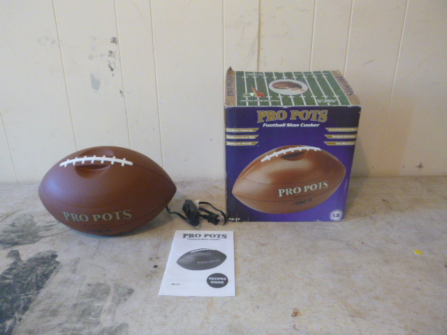 lot 55 image: Pro Pots Football Slow Cooker