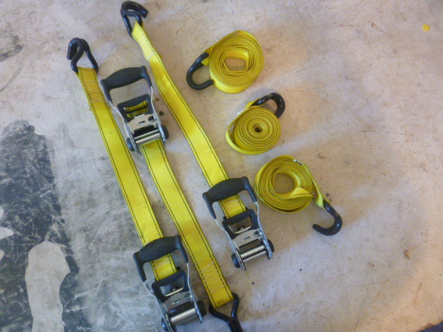 lot 58 image: 3 Goodyear Ratchet Straps