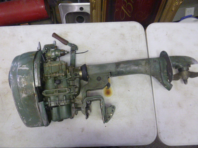 lot 143 image: Sears & Roebuck Vintage Outboard Motor