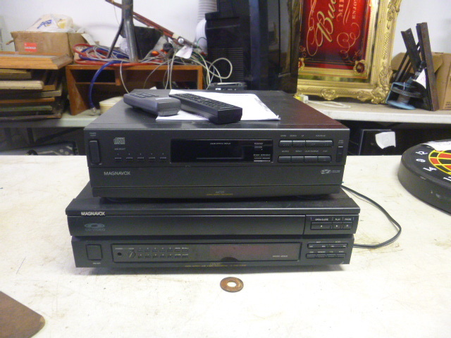 lot 160 image: 2 Magnavox CD Players