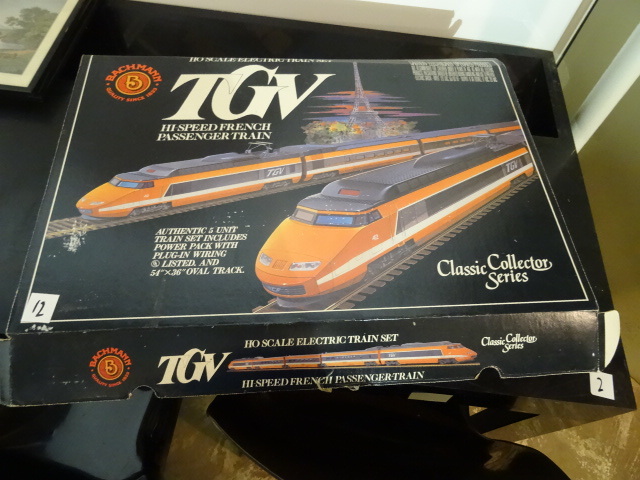 Bachmann train set. HO scale. Plast...