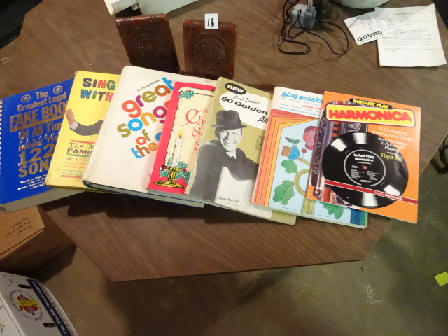 Song books with vintage university ...